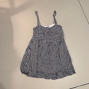 Abercrombie & Fitch Smocked Squareneck Mini Dress